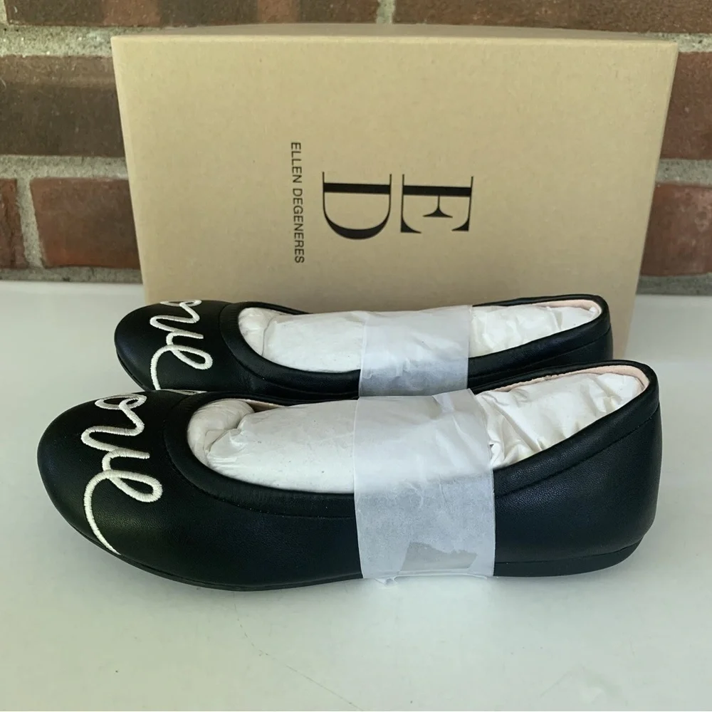 ❄️ ED by Ellen Degeneres | Langley Ballet Flat Vegan Black Girls Various Sizes